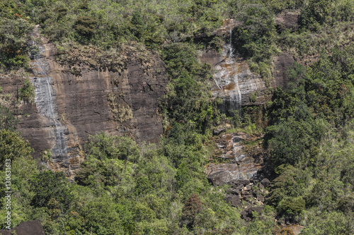 Beautiful waterfall near Adam's Peak. Sri Lanka.