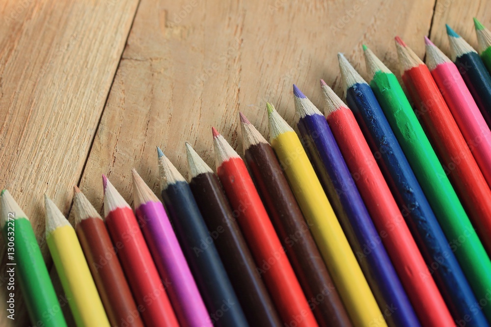Fototapeta premium Colored pencils