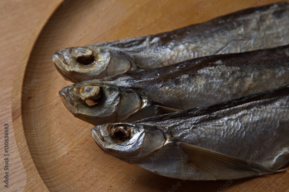Dried fish. Sabrefish.