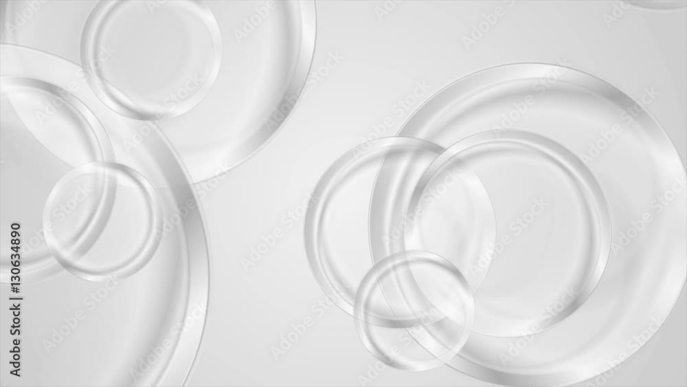 Abstract grey glossy circles motion background. Video animation Ultra HD 4K 3840x2160 Abstract grey glossy circles motion background. Video animation Ultra HD 4K 3840x2160