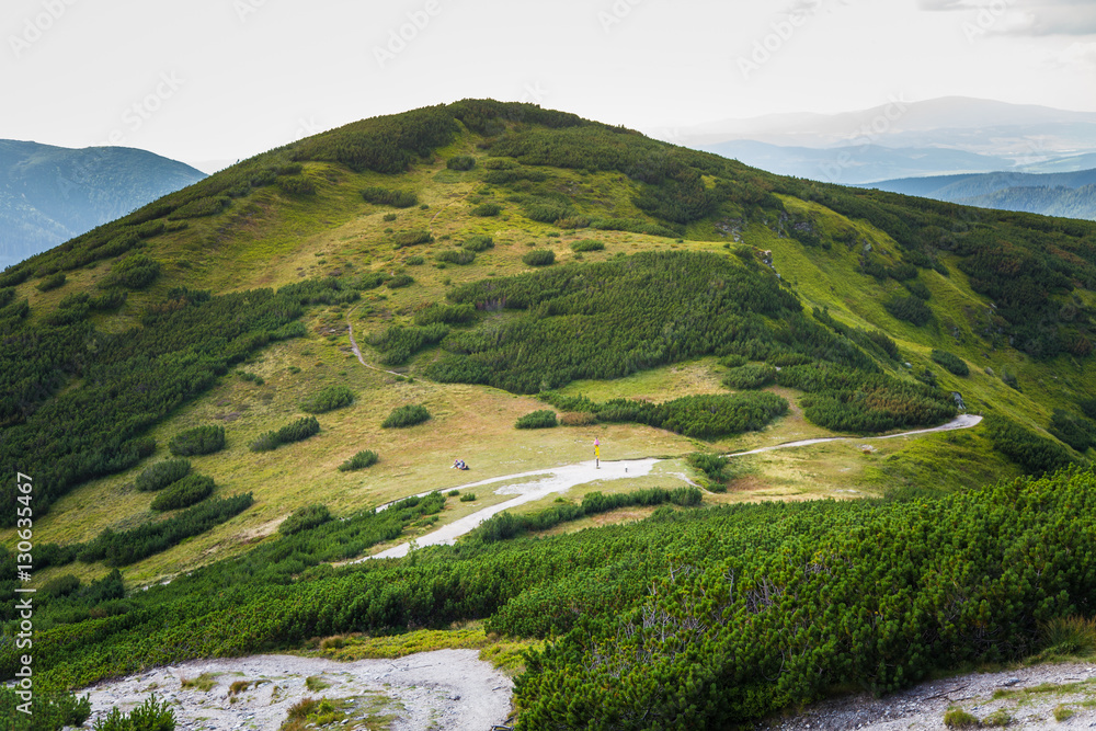 A beautiful mountain landscape in Tatry, Slovakia A beautiful mountain landscape in Tatry, Slovakia
