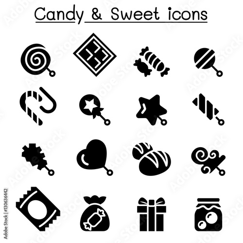Candy & Sweet icon set