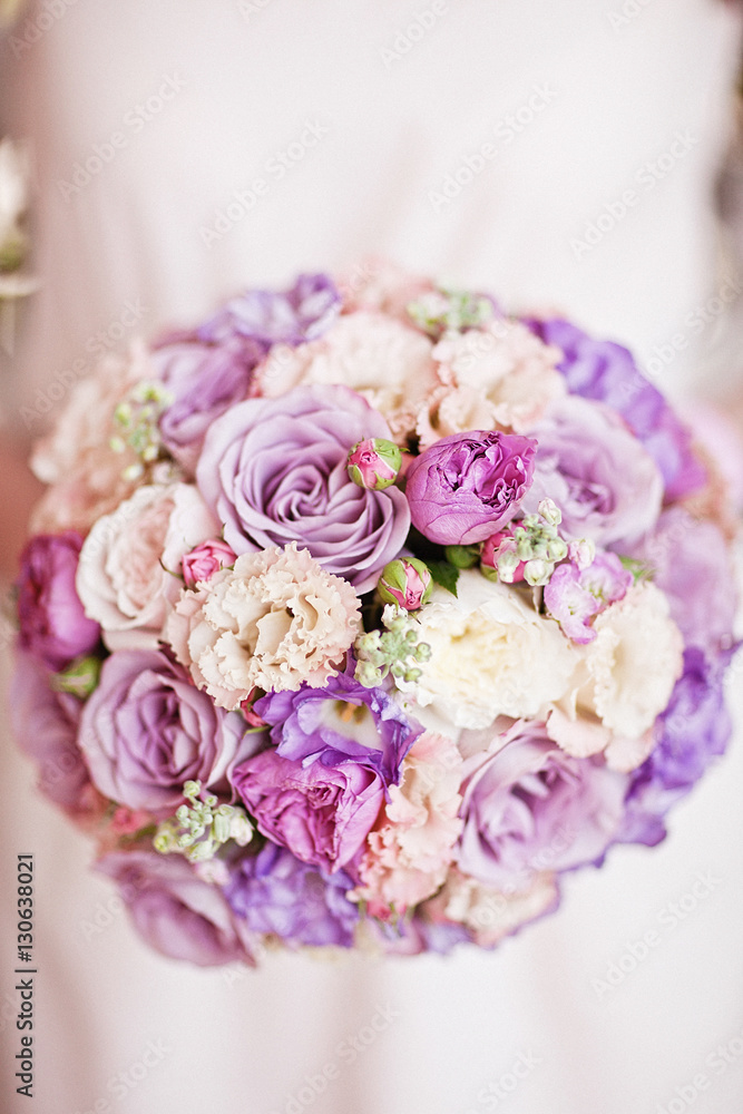 Wedding Bouquet, Pink Peony, Orchid and David Austin Rose Wedding Bouquet, Pink Peony, Orchid and David Austin Rose