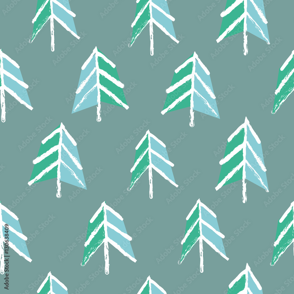 Forest seamless pattern Forest seamless pattern