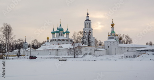 Vvedensky Tolga monastery in Yaroslavl in the winter