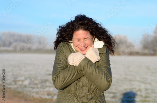 Fotografija Attractive young woman shivering