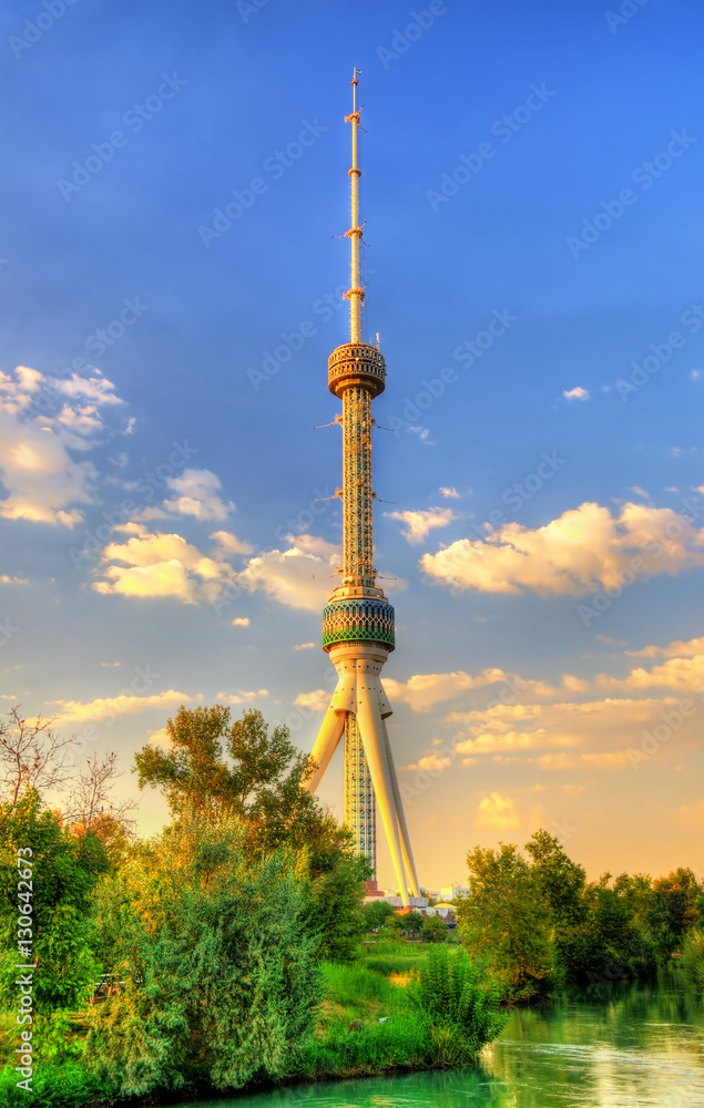 Fototapeta premium Tashkent Television Tower in Uzbekistan