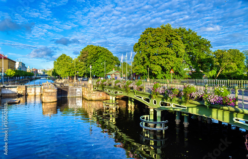 Fotografía Canal in the historic centre of Gothenburg - Sweden