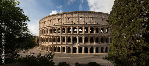 Wide Colosseum image of Roman Coliseum 