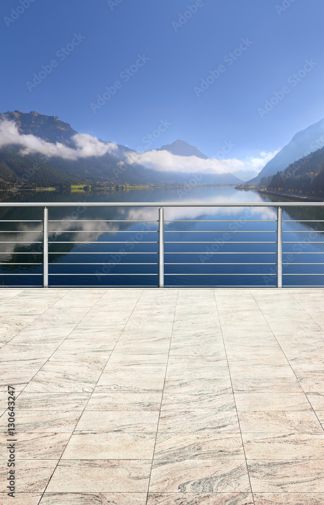 Obraz premium Seeterrasse am Achensee