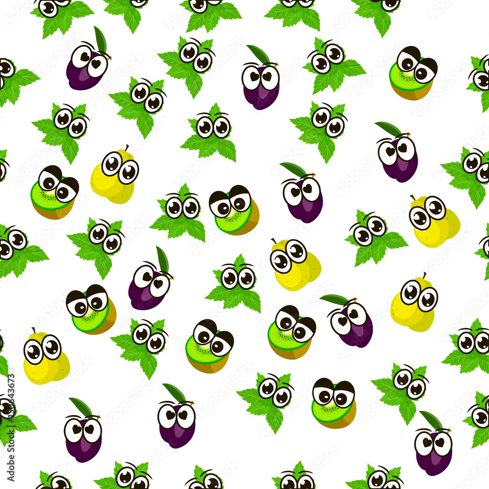 Obraz premium fresh plum and slice