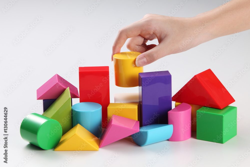 Obraz premium colorful building block