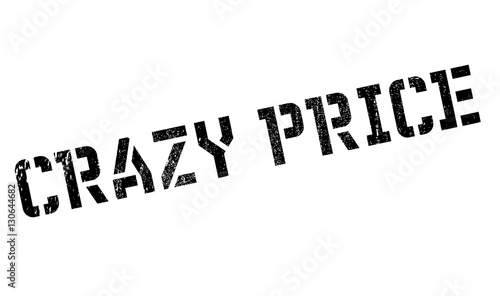 Crazy price stamp. Grunge design with dust scratches. Effects can be easily removed for a clean, crisp look. Color is easily changed.