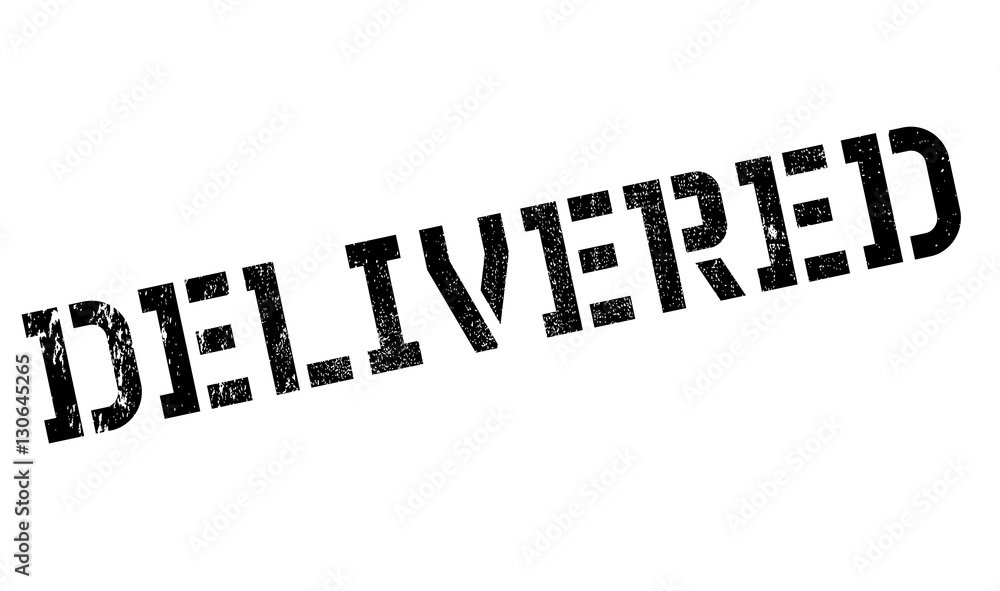 Delivered stamp. Grunge design with dust scratches. Effects can be easily removed for a clean, crisp look. Color is easily changed. rubber grunge Delivered stamp. Grunge design with dust scratches. Effects can be easily removed for a clean, crisp look. Color is easily changed. rubber grunge
