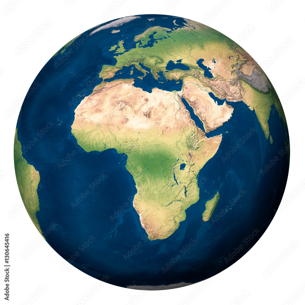 Illustrazione Stock Planet Earth, Africa - Pianeta Terra, Africa | Adobe  Stock