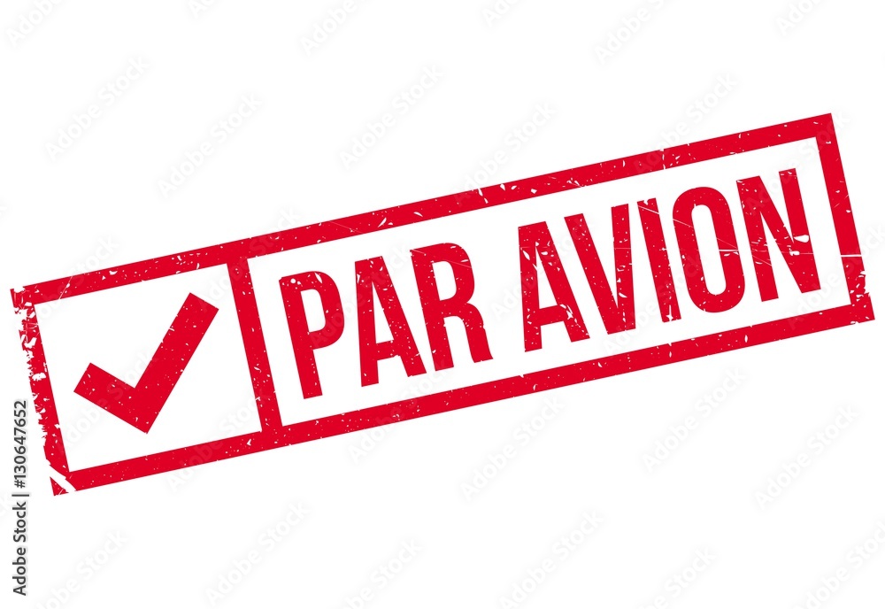 Par avion stamp. Grunge design with dust scratches. Effects can be easily removed for a clean, crisp look. Color is easily changed. Par avion stamp. Grunge design with dust scratches. Effects can be easily removed for a clean, crisp look. Color is easily changed.