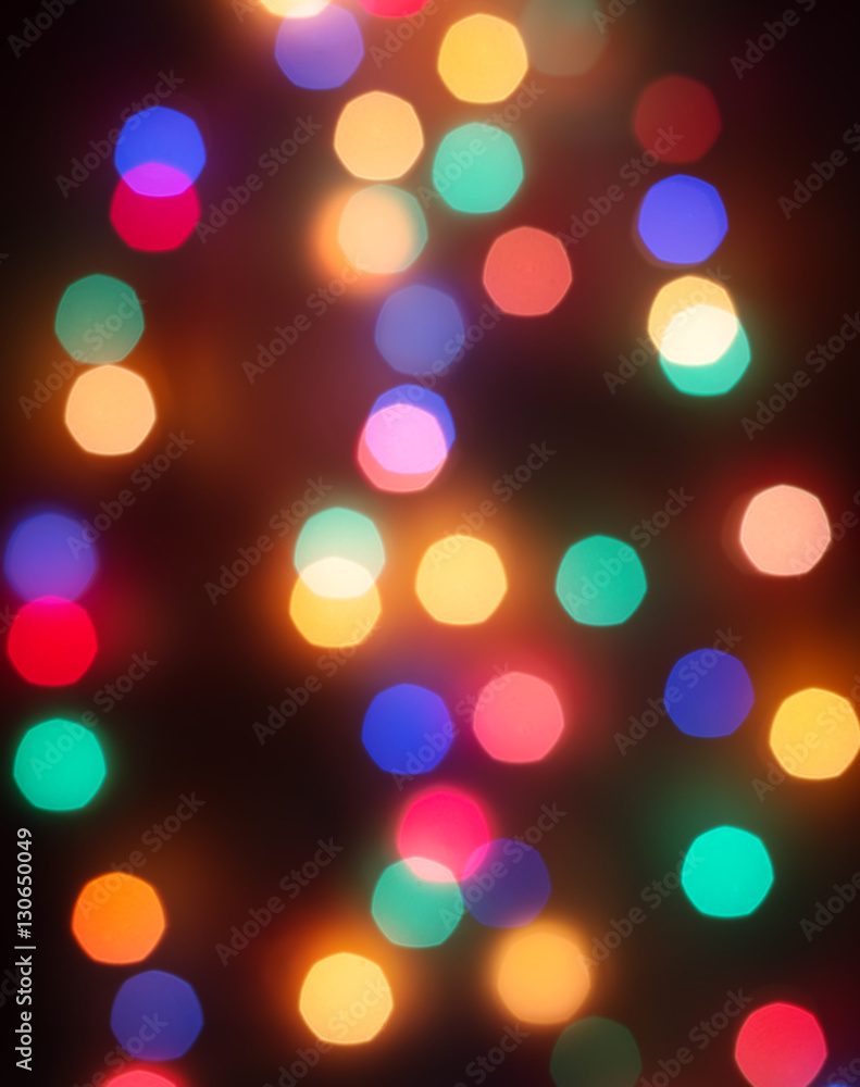 Obraz premium colored lights on a dark background