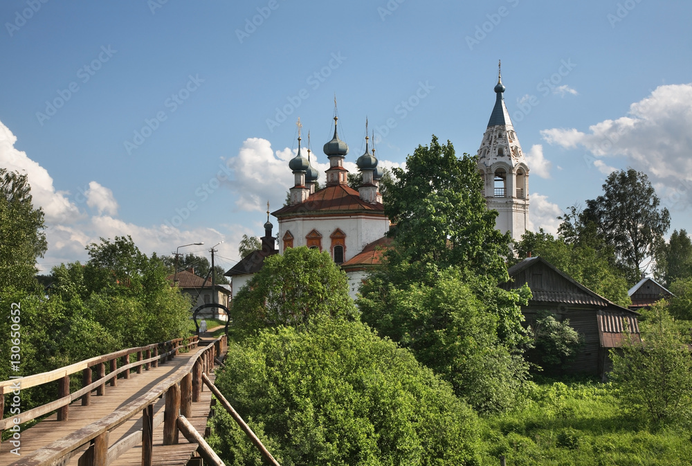 Wiew of Ustyuzhna. Vologda oblast. Russia