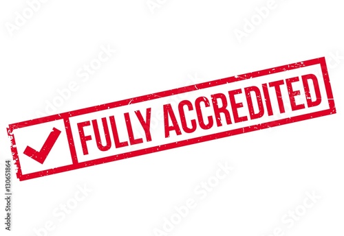 Fully Accredited rubber stamp