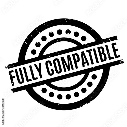 Fully Compatible rubber stamp