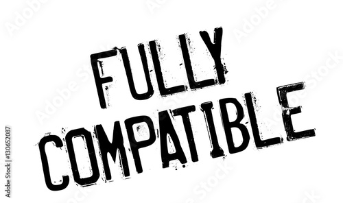 Fully Compatible rubber stamp