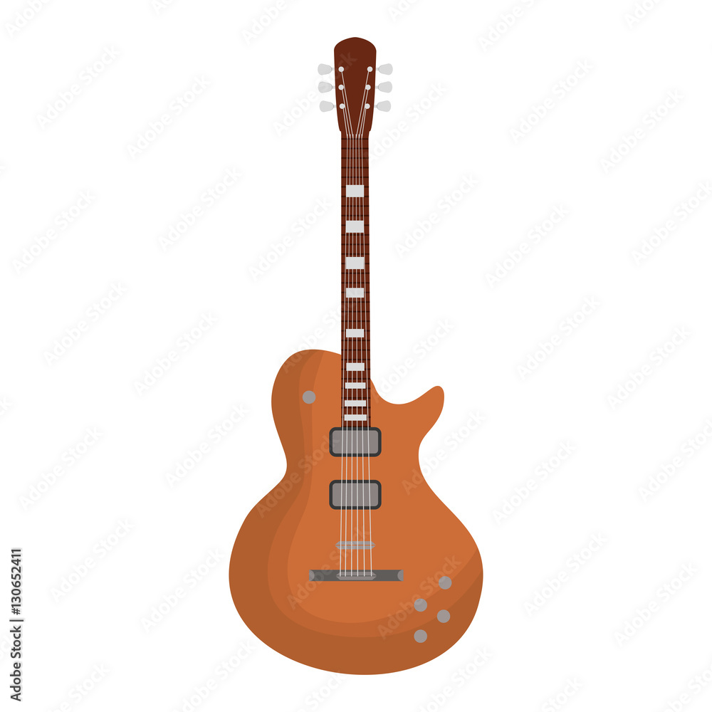 Fototapeta premium electric guitar icon image vector illustration design