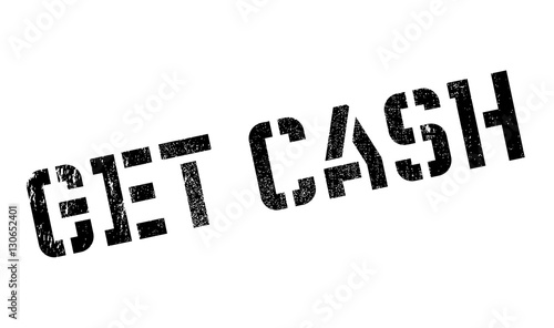 Get Cash rubber stamp