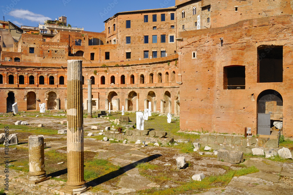 Roman Forum, Rome's historic center, Italy.