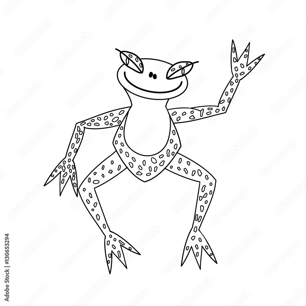 Fototapeta premium merry frog