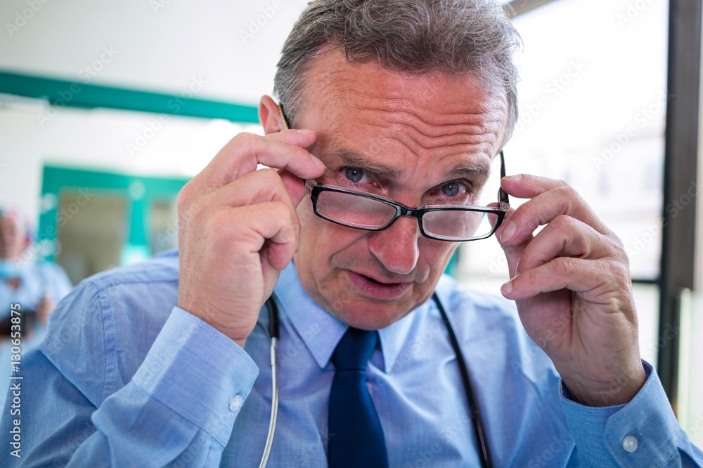 Portrait of doctor wearing spectacle Portrait of doctor wearing spectacle