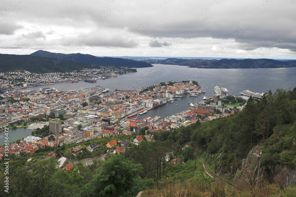 Bergen city view - Norway