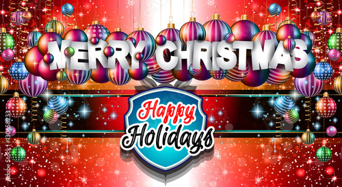 2017 Happy New Year Background for your Seasonal Flyers