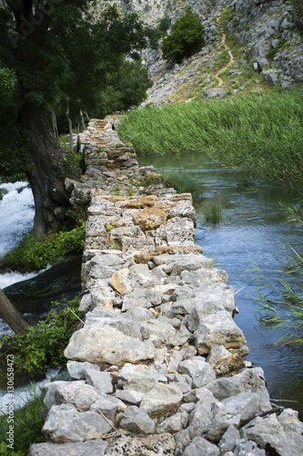 Wallpaper Mural Kuda's bridge on Krupa river in Croatia Torontodigital.ca