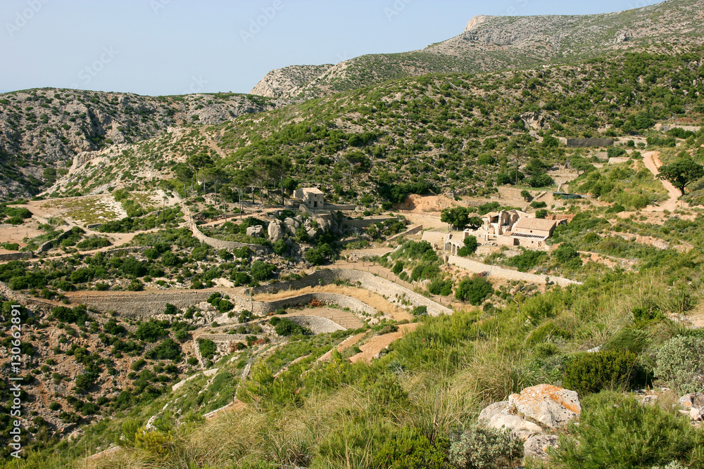 La Trapa on the Ruta de Pedra en Seco (GR221), Mallorca, Spain