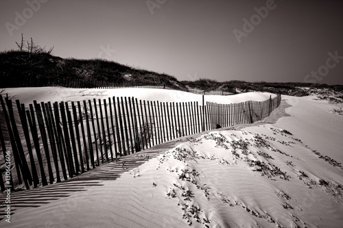 Fototapeta Naklejka Na Ścianę i Meble -  Sand Dune Fence