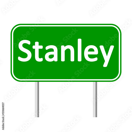 Stanley road sign.