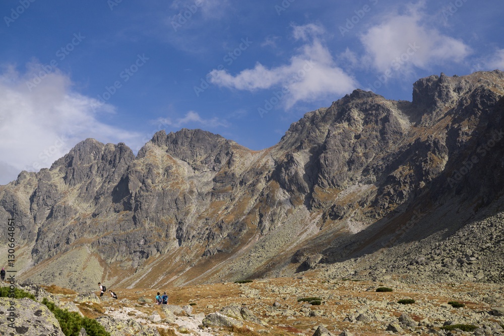 Peaks and clouds in High Tatras Mountains. Slovakia Peaks and clouds in High Tatras Mountains. Slovakia