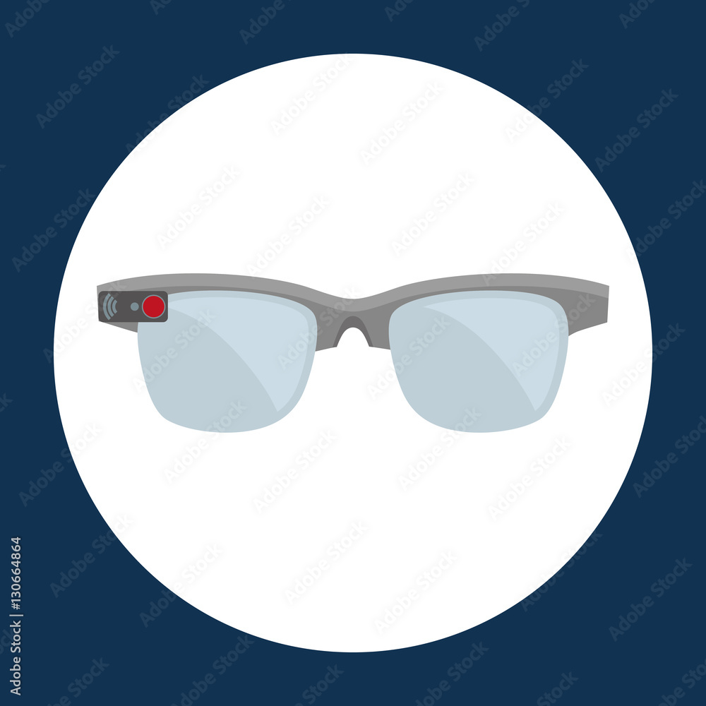 smart glasses wearable technology icon image vector illustration design smart glasses wearable technology icon image vector illustration design