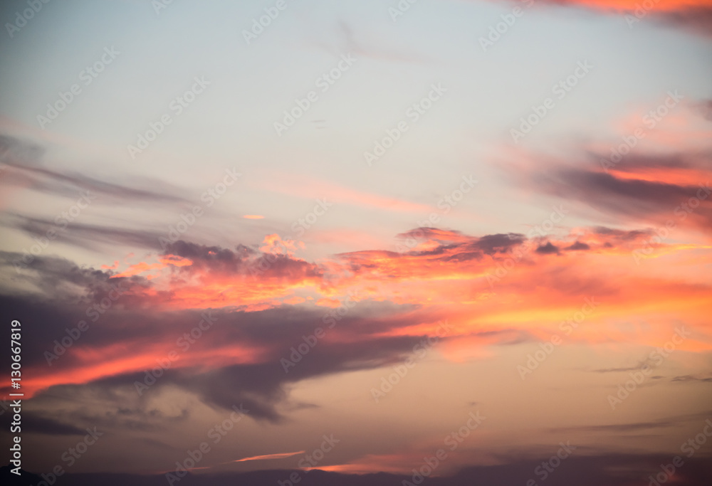 Fototapeta premium Golden tropical sunset 