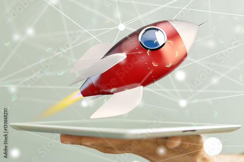 Tapety artystyczne rocket
