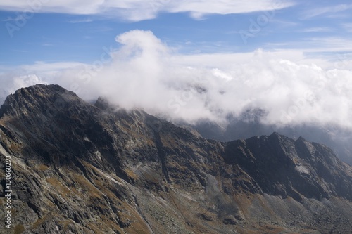 Clouds and views of High Tatras Mountains. Slovakia © Valeria