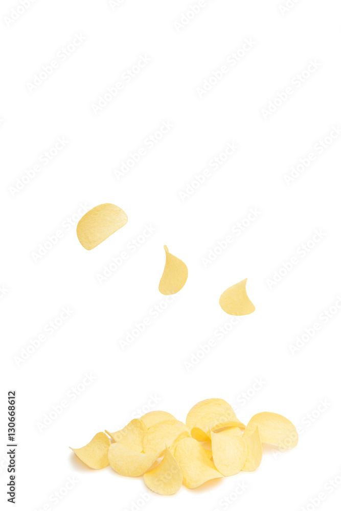 Potato Chip Isolated Potato Chip Isolated