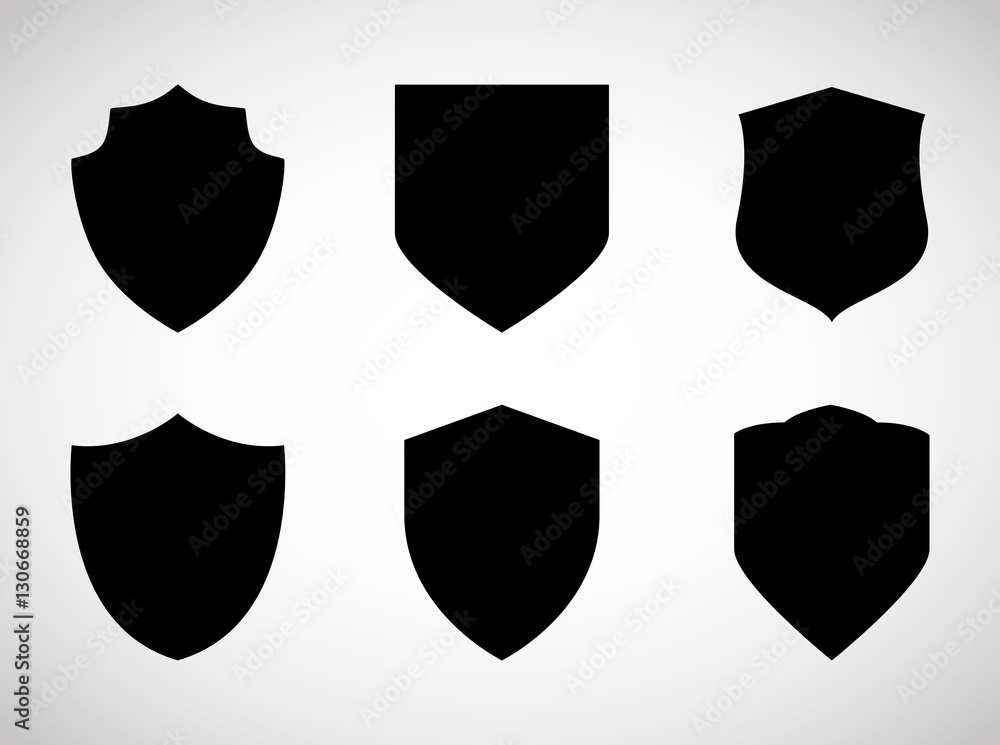 assorted shield silhouette icons image vector illustration design assorted shield silhouette icons image vector illustration design