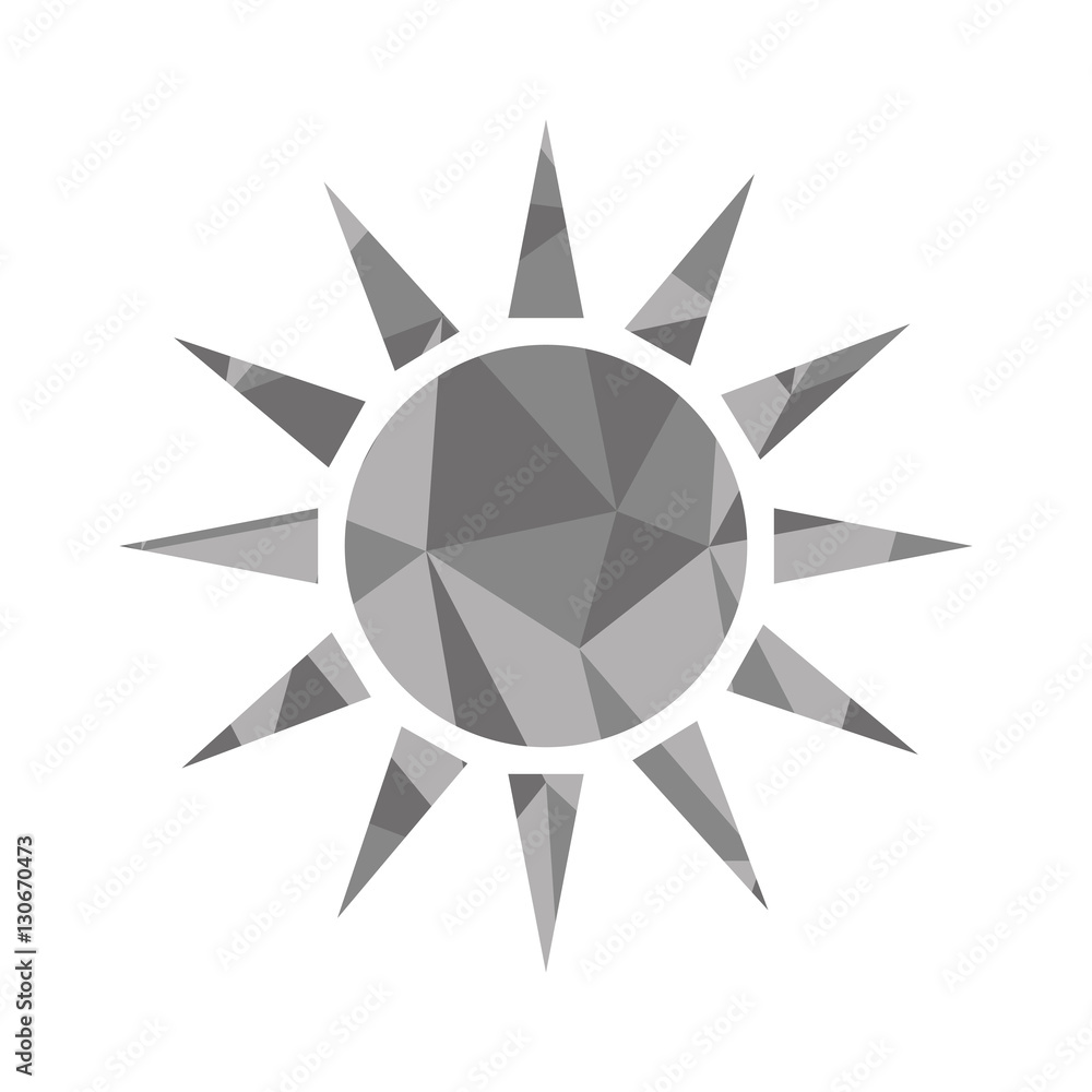 sun shape icon over white background. vector illustration sun shape icon over white background. vector illustration