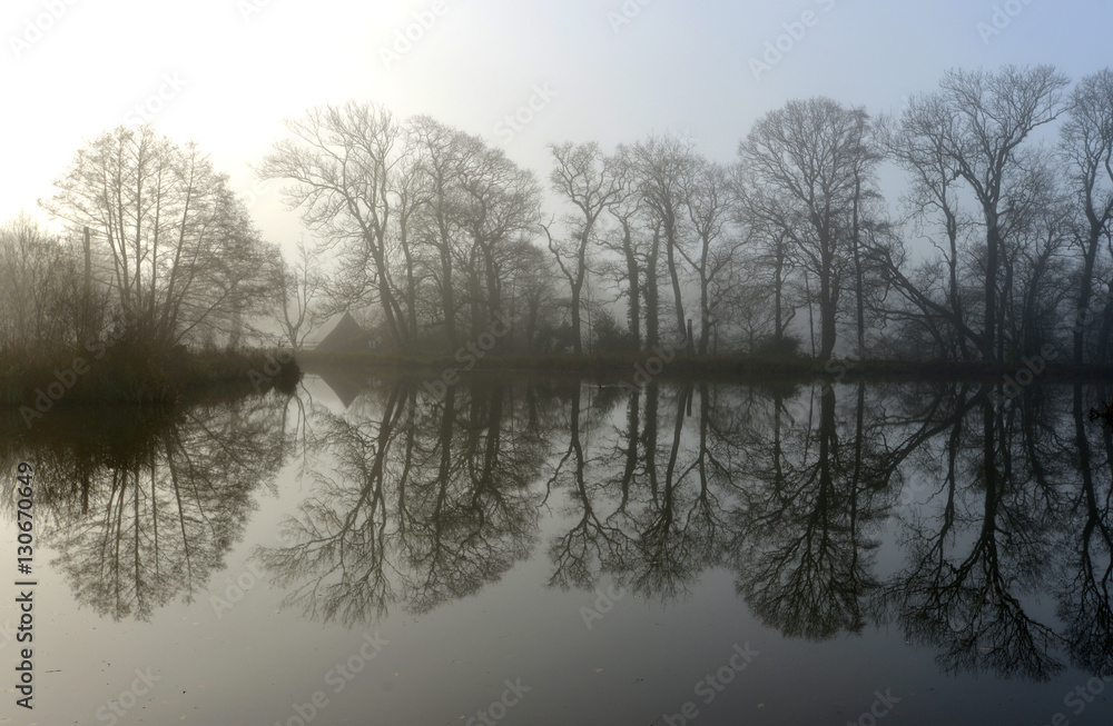 Misty reflection Misty reflection