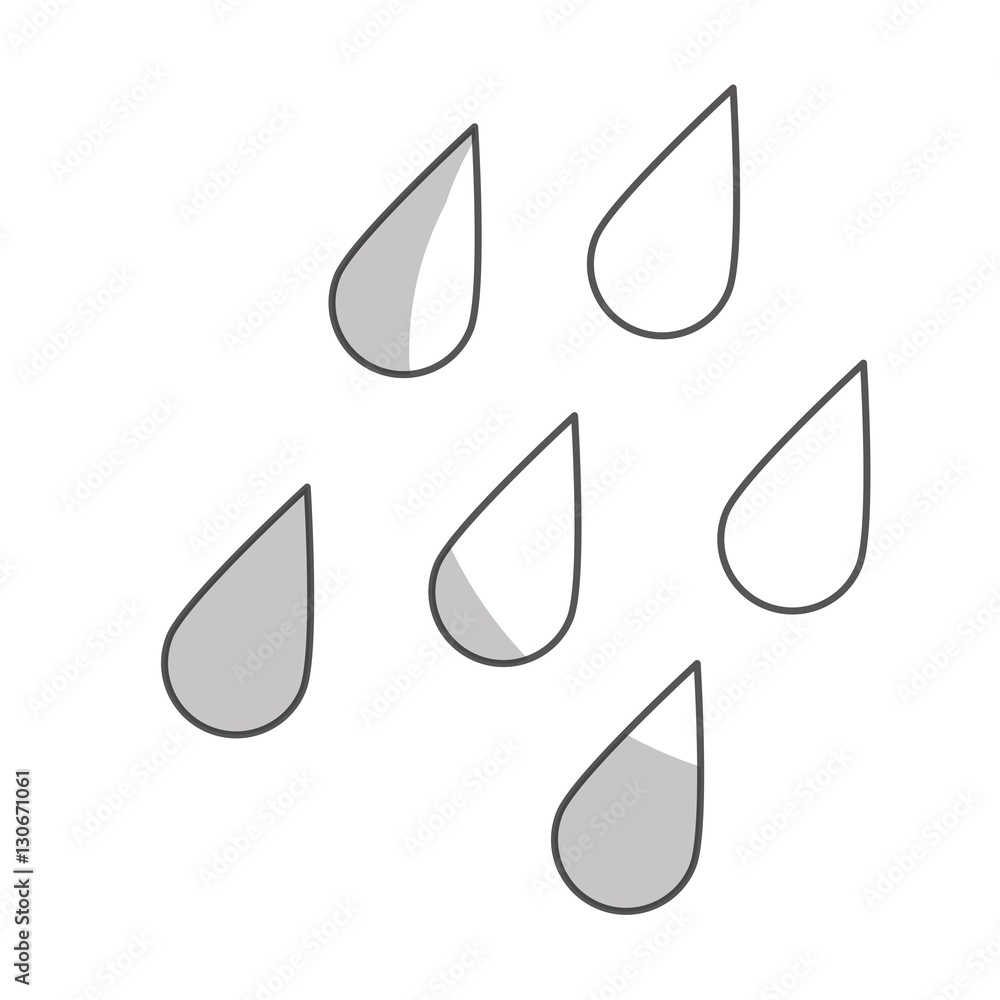 water drops icon over white background. vector illustration water drops icon over white background. vector illustration