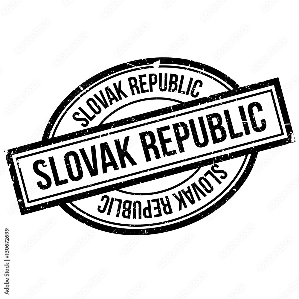 Slovak Republic rubber stamp. Grunge design with dust scratches. Effects can be easily removed for a clean, crisp look. Color is easily changed. Slovak Republic rubber stamp. Grunge design with dust scratches. Effects can be easily removed for a clean, crisp look. Color is easily changed.