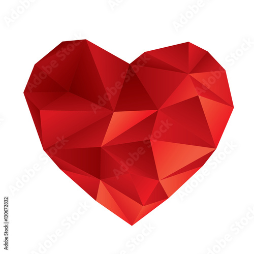 Red heart card
