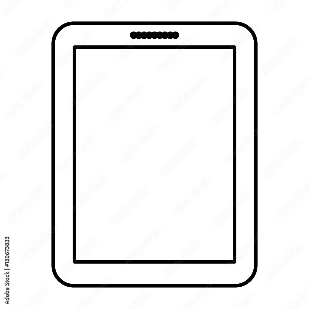 Tablet icon. Device gadget technology and electronic theme. Isolated design. Vector illustration Tablet icon. Device gadget technology and electronic theme. Isolated design. Vector illustration