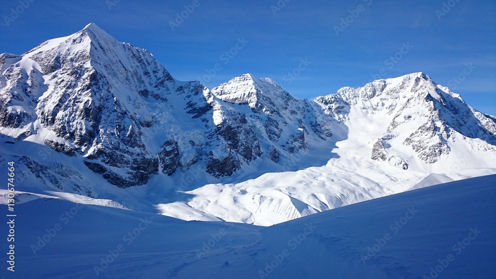 Fototapeta premium Winter Schnee Berge